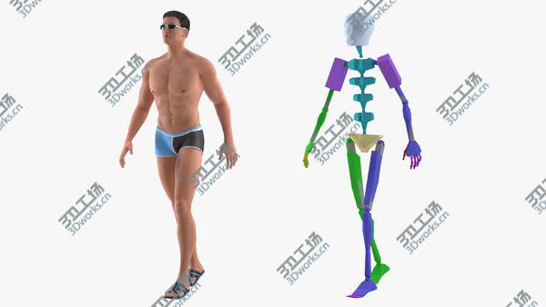 images/goods_img/20210312/3D Man in Swimwear Rigged model/2.jpg